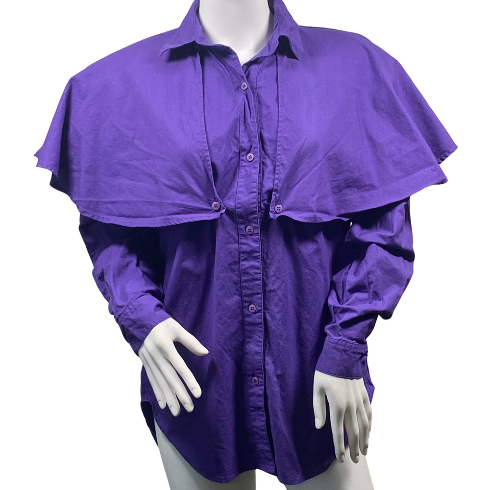 Vintage Cricket by the Creek Shirt Mens Medium Western Button Up Cape 90s